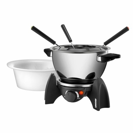 "UNOLD Fonduegryde i Sortrustfrit Stål - Perfekt til Uforglemmelige Aftener med Familie og Venner!"
